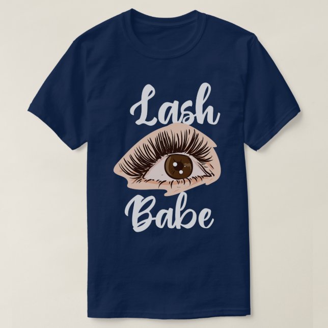 Lash Babe T Shirt (Design framsida)
