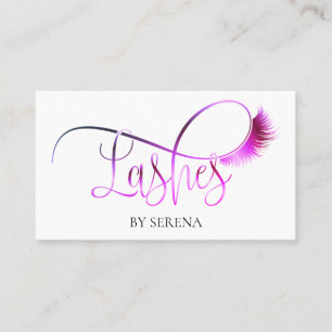 Lash Beauty Makeup Girl Lash Visitkort