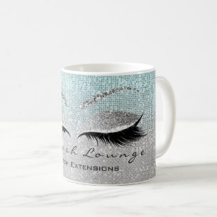 Lash Beauty Studio Makeup Artist Blue Aqua Kaffemugg