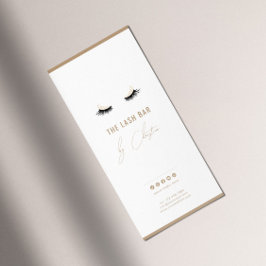 Lash Brow Bar Business Prissättningsguide Skönhets Reklamkort