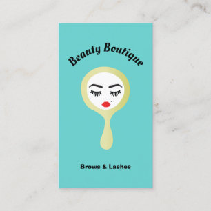 Lash & Brow Makeup Artist Modern Beauty Salon Visitkort