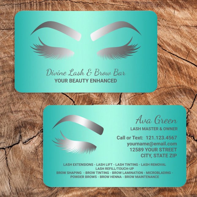 Lash Brow Studio Visitkort (Lashes and Brows Cards)