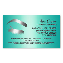 Lash & Brow Technician Magnetiska Visitkort