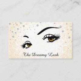 *~* Lash Brows Extensions Bling Glitter  Visitkort