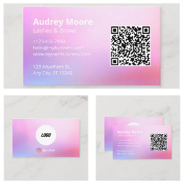 Lash Brows Lash Tech Visitkort