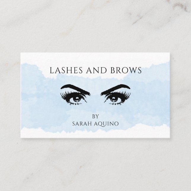 Lash Brows Specialist Visitkort (Framsida)