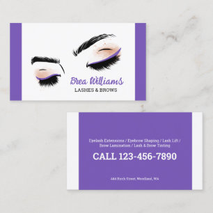 👁️ Lash & Brows Visitkort