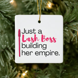 Lash Chef Ceramic Ornament