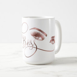 Lash Chef Makeup Eyebrow Öga Lash Ro Guld Kaffemugg