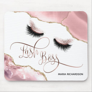 Lash Chef Makeup Eyebrow Ögon lider av rosa Musmatta