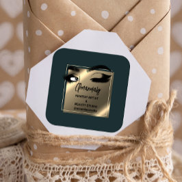 Lash Cleaner Makeup Beauty Shop Tackland Fyrkantigt Klistermärke