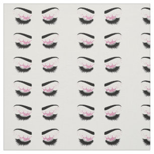 Lash Drottning Lash lash with krona ögon makeup ar Tyg