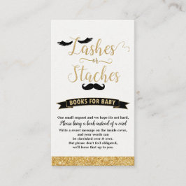 Lash eller Stacher Gender Reveal (Visa) för Bok Tilläggskort