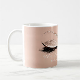 Lash Exention Beauty Studio Ro Guld Makeup Kaffemugg