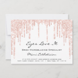 Lash Extension Efterhand Instruction Spark Glitter Inbjudningar