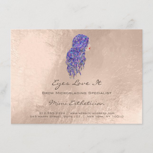 Lash Extension Efterhand Instruktioner i Elfenbens (Framsida)