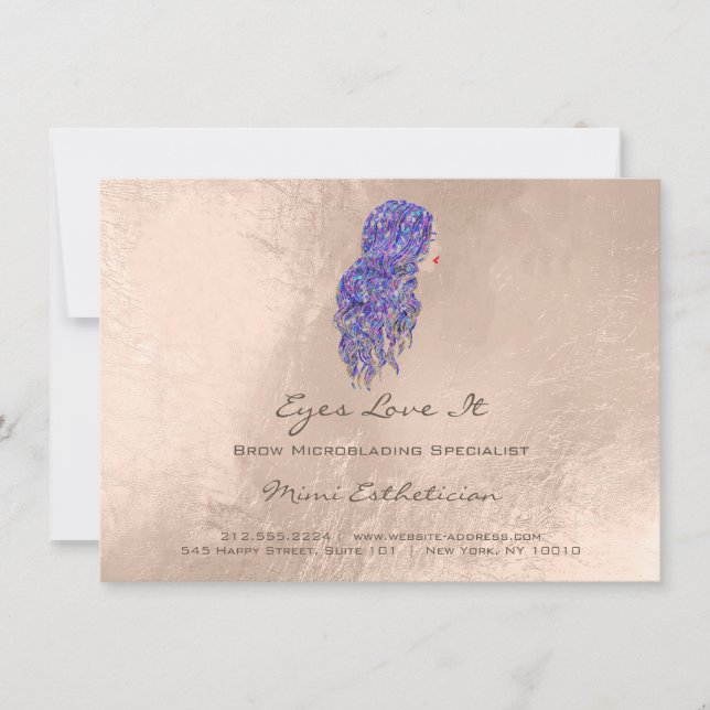 Lash Extension Efterhand Instruktioner i Elfenbens (Framsida)