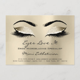 Lash Extension Efterhand Instruktioner i Elfenbens