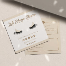 Lash Extension Efterhand Socialmedia Minimalist