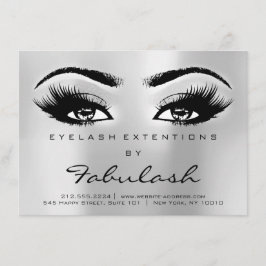 Lash Extension Eftervård Instruktioner för Silver