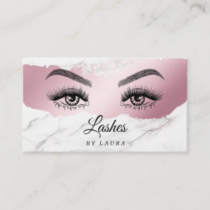 Lash Extension Makeup Artist BeSnyt Öga Visitkort