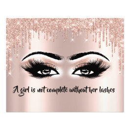 Lash Extension Makeup Artist Brows Ro-drivrutiner Fototryck