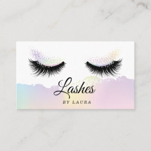 Lash Extension Makeup Artist HoloGraph Visitkort