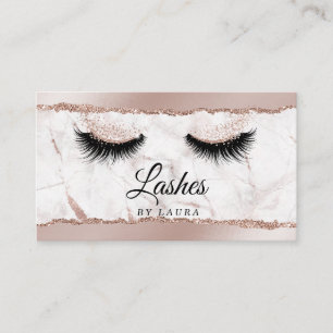 Lash Extension Makeup Artist Torn papper Visitkort