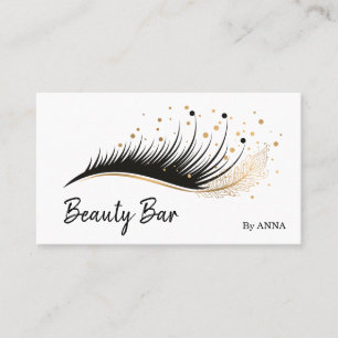 Lash Extension Makeup Feather Beauty Salon Visitkort