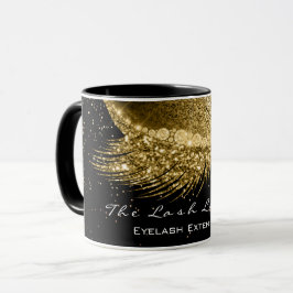 Lash Extension Makeup Studio Guld Lux Black Mugg