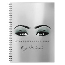 Lash Extension Ögon Makeup Artist Grått Teal