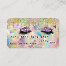 Lash Extensions Glitter Drip HoloGraph Kredit