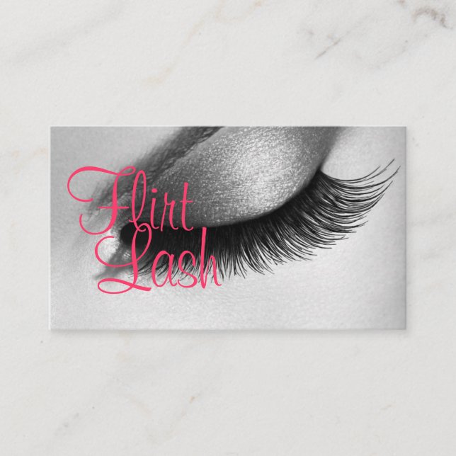 Lash Extensions Lash Beauty Cosmetology Salon Bu Visitkort (Framsida)