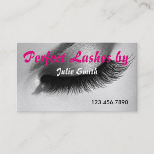 Lash Extensions Lash Beauty Cosmetology Salon Visitkort