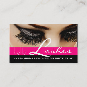 Lash Extensions Lash Beauty Cosmetology Salon Visitkort