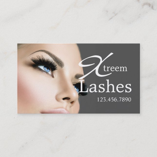 Lash Extensions Salon Beauty Spa Visitkort (Framsida)