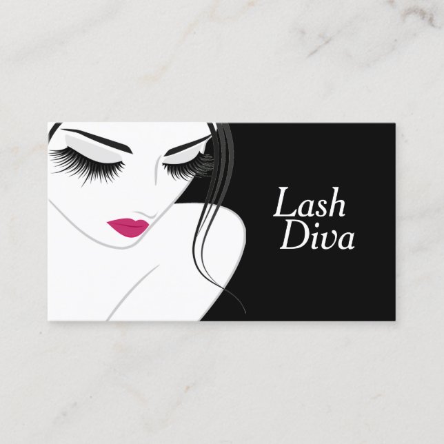 Lash Extensions Salon Beauty Spa Visitkort (Framsida)