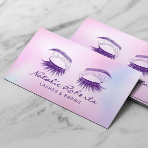 Lash Eyelash Makeup Artist HoloGraph Salon Visitkort