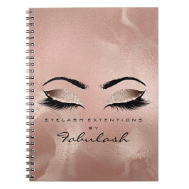 Lash Glitter Öga Makeup Ro Guld Namn Anteckningsbok