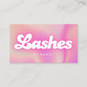 Lash Groovy Retro Rosa Visitkort