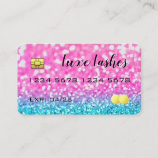 Lash Kredit Card Stil-Affärskort Visitkort