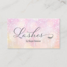Lash Logotyp Rosa Sunset Bokeh Gnistra