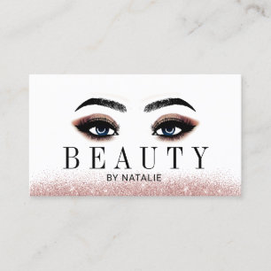 Lash Makeup Artist Blue Öga Beauty Salon Visitkort