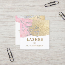Lash Makeup Artist Fyrkantigt Visitkort