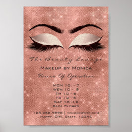 Lash Makeup Artist Glitter Beauty Ro Spark Poster