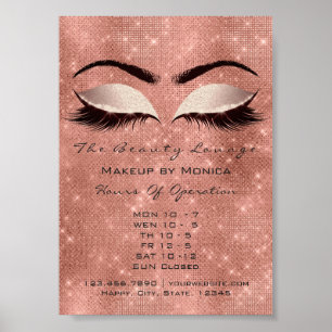 Lash Makeup Artist Glitter Beauty Ro Spark Poster
