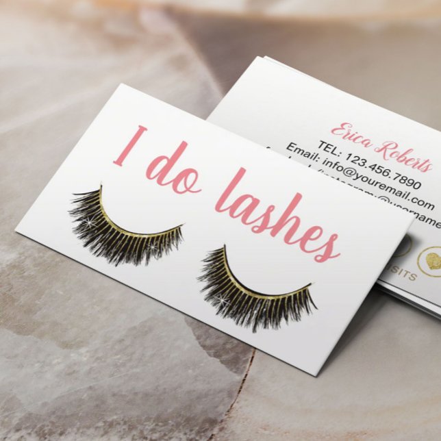 Lash Makeup Artist Modern Eyelash Loyalty Lojalitetskort (Skapare uppladdad)