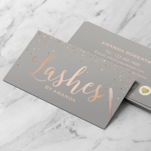 Lash Makeup Artist Ro Guld & Grått Loyalty Lojalitetskort