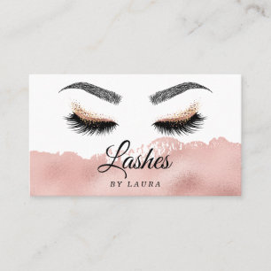 Lash Makeup Artist Ro Guld Mascara Brows Visitkort
