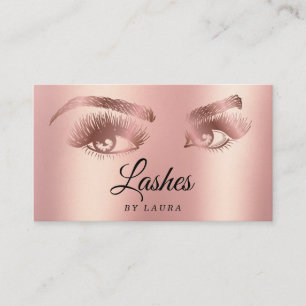 Lash Makeup Artist Ro Guld Mascara Brows Visitkort
